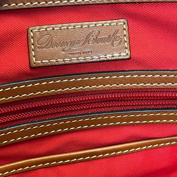 RARE Dooney & Bourke Pebble Grain Zip Zip Satchel Lavender Purse Authentic - Picture 8 of 12